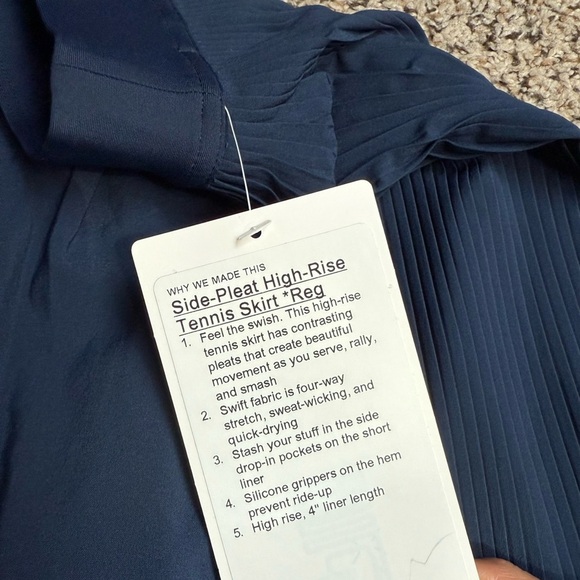 Lululemon Side-Pleat High-Rise Tennis Skirt - Picture 4 of 6